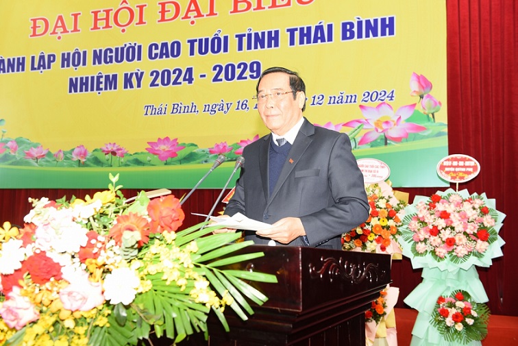 Đại hội thành lập Hội NCT tỉnh Thái Bình nhiệm kì 2024 – 2029